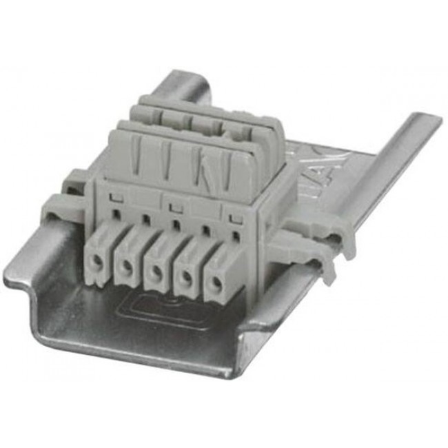 2695439, DIN Rail Terminal Blocks ME 6,2 TBUS-2 1,5/ 5-ST-3,81 GY