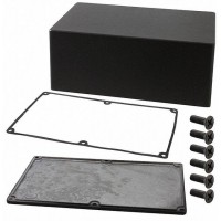 1590WEEBK, Enclosures, Boxes, & Cases Diecast Alum Black 7.88 x 4.73 x 3.17