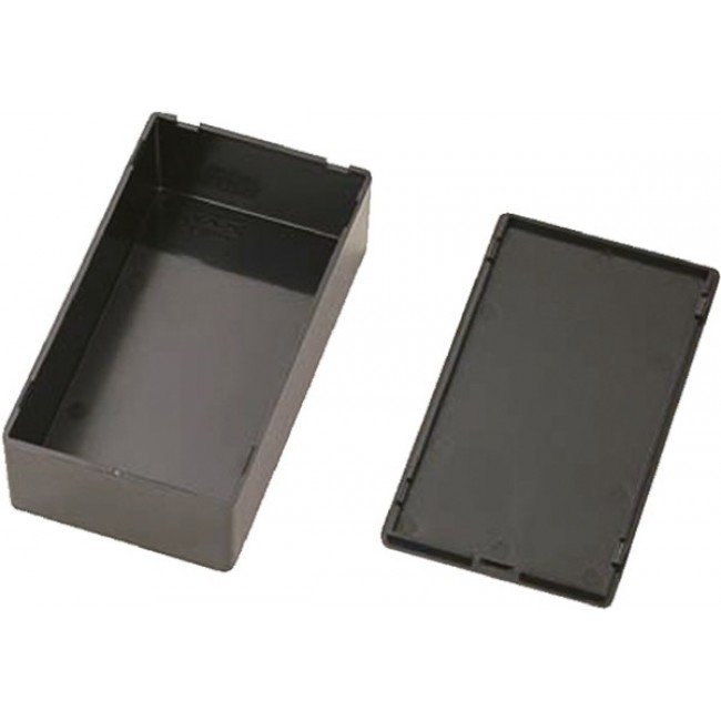 SW-50B, SW Series Black ABS Enclosure, Black Lid, 50 x 35 x 25mm