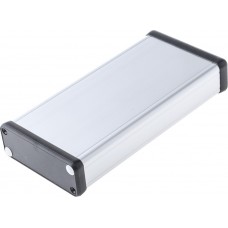 1455J1602, Enclosures, Boxes, & Cases 6.3x3.1x1.1"Extruded w/Plastic End Panels