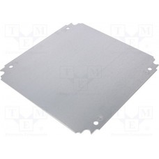 Mounting plate, galvanized steel, (W x H) 250 x 250 mm, silver, NSYMM33