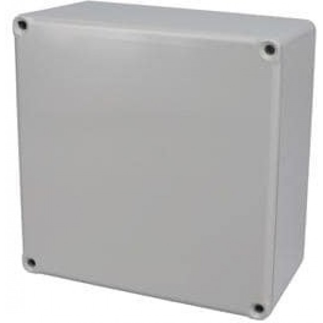 CU-474-G, Enclosures, Boxes, & Cases Econobox Aluminum Box Gray (4.8 X 4.8 X 2.3 In)