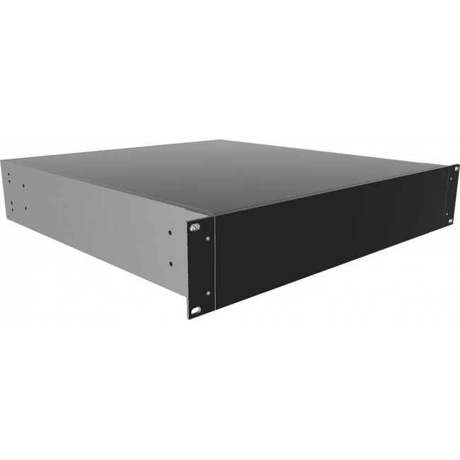 RM2U1918SBK, Black Aluminum Rack Mount Instrument Enclosure