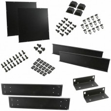 RM2U1918SBK, Black Aluminum Rack Mount Instrument Enclosure