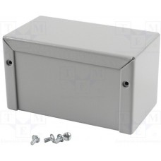 1411H, Enclosures, Boxes, & Cases Utility Enclosure - 4.0 x 2.2 x 2.2" - Aluminum Gray