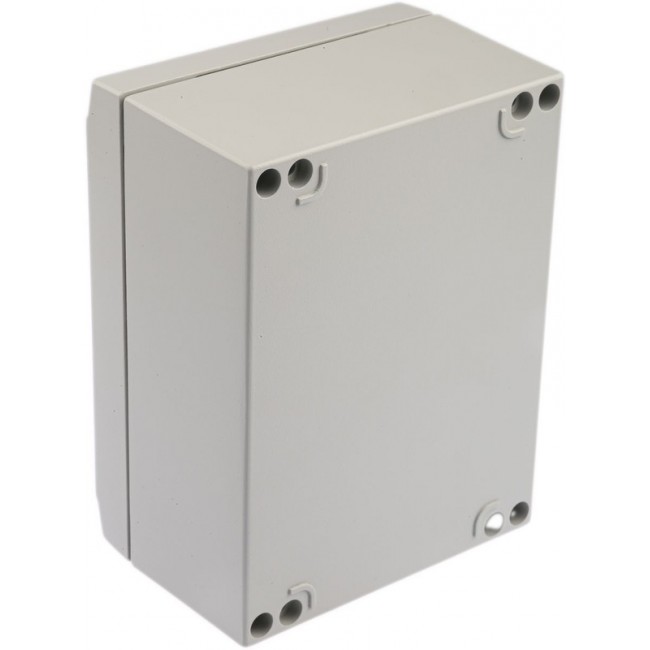 041216080, Aluform Series Grey Die Cast Aluminium Enclosure, IP66, IK09, Grey Lid, 160 x 120 x 81mm