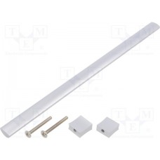 UA-B0-311256, Handle; aluminium; natural; H: 30.5mm; L: 276mm; W: 15.5mm