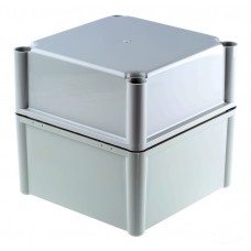 PC 1919 18 G ENCLOSURE, SOLID PC Series Grey Polycarbonate Enclosure, IP66, IP67, Grey Lid, 188 x 188 x 180mm