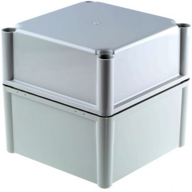 PC 1919 18 G ENCLOSURE, SOLID PC Series Grey Polycarbonate Enclosure, IP66, IP67, Grey Lid, 188 x 188 x 180mm