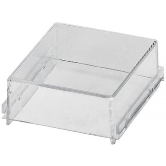 2946227, Plastic, Polycarbonate Cover, Lid 1.496" L x 1.772" W x 0.591" H (38.00mm x 45.00mm x 15.00mm) Clear