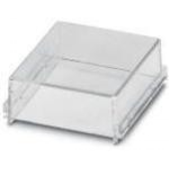 2946227, Plastic, Polycarbonate Cover, Lid 1.496" L x 1.772" W x 0.591" H (38.00mm x 45.00mm x 15.00mm) Clear