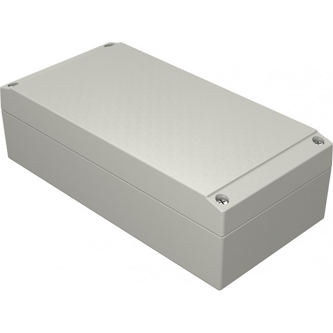 041020060, Aluform Series Grey Die Cast Aluminium Enclosure, IP66, IK09, Grey Lid, 200 x 100 x 61mm