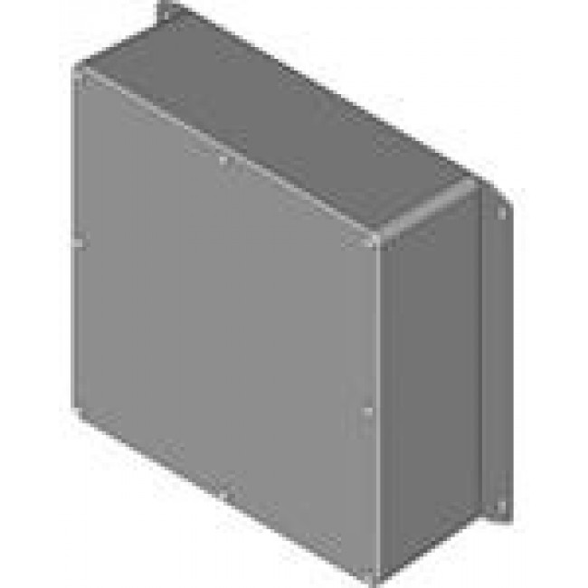 1590FF, Diecast Aluminum Enclosures w/ Bottom Flange, Unpainted, 7.38" x 7.38" x 2.48" (LxWxH)