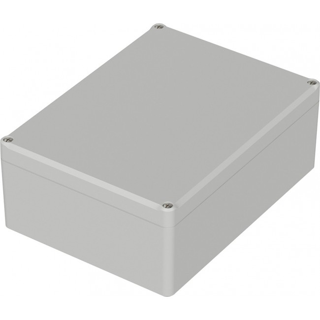 63223000 ET 223, Euromas II Series Light Grey ABS Enclosure, IP65, Light Grey Lid, 200 x 150 x 77mm