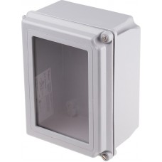 A1086CHSCFGW, A48 Series Glass Reinforced Plastic Wall Box, IP66, Viewing Window, 267 mm x 216 mm x 167mm