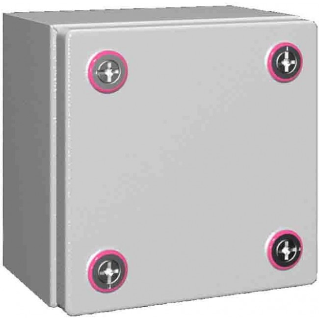 1500000, KX Series RAL7035 Steel Enclosure, IP66, IK08, Grey Lid, 150 x 150 x 120mm