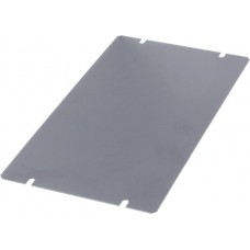 1431-12, Metal, Steel Cover, Lid 7.000" L x 5.000" W x 0.032" H (177.80mm x 127.00mm x 0.81mm) Gray