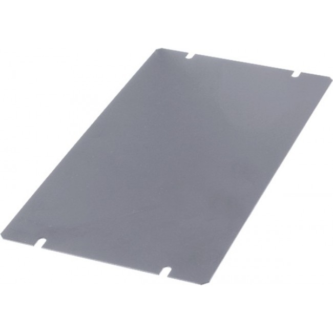 1431-12, Metal, Steel Cover, Lid 7.000" L x 5.000" W x 0.032" H (177.80mm x 127.00mm x 0.81mm) Gray