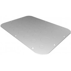 2575100, SZ Series RAL 7035 Sheet Steel Gland Plate, 301mm W for Use with AX