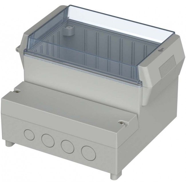 41170109 RCP 1700, RegloCard-Plus Series ABS, Polycarbonate Wall Box, IP65, Viewing Window, 166 mm x 161 mm x 121mm