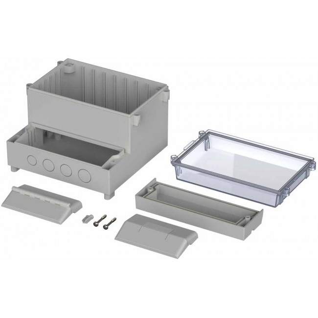 41170109 RCP 1700, RegloCard-Plus Series ABS, Polycarbonate Wall Box, IP65, Viewing Window, 166 mm x 161 mm x 121mm