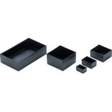 RTM102-BLK/1, Potting Box Assembly Enclosure, 20x30x15mm, Black, ABS, UL 94 HB