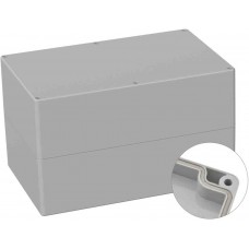 Grey ABS General Purpose Enclosure, IP66, IK07, Grey Lid, 160 x 250 x 150mm