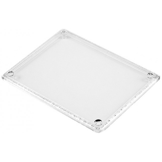 1591SC, Plastic Cover, Lid 4.331" L x 3.236" W x 0.157" H (110.01mm x 82.19mm x 3.99mm) Clear